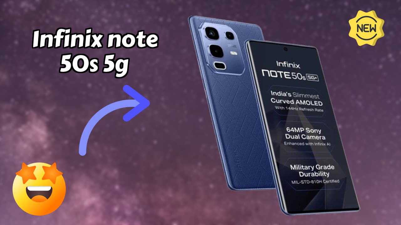 Infinix Note 50s 5G+ Display Technology: AMOLED Quality