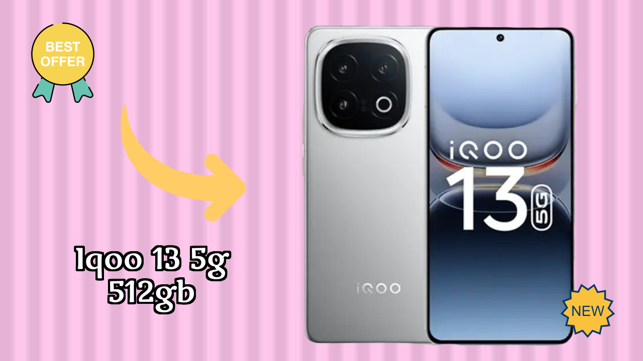 IQOO 13 5G 512GB - Best Phone Under ₹60,988 in India Right Now