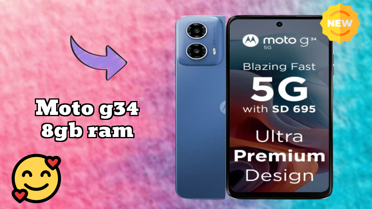 Moto G34 8GB RAM Price Drop: Available at Just ₹12,999
