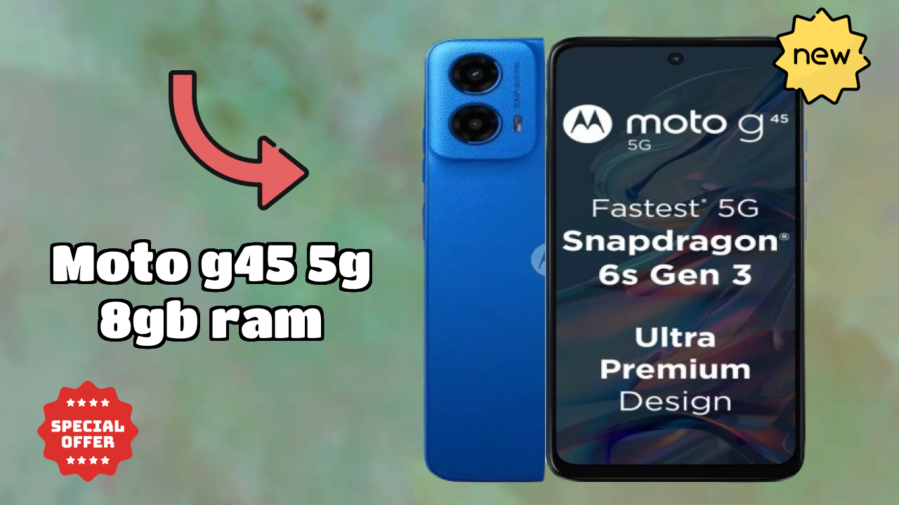 Moto G45 5G 8GB RAM Gaming Benchmarks with 8 GB RAM Performance