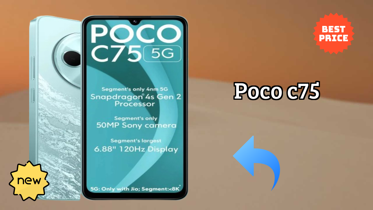 POCO C75 Gaming Performance with Snapdragon 4s Gen 2 Processor