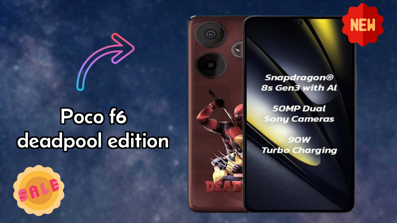 POCO F6 Deadpool Edition at ₹21,999 - Best Deal Available Right Now