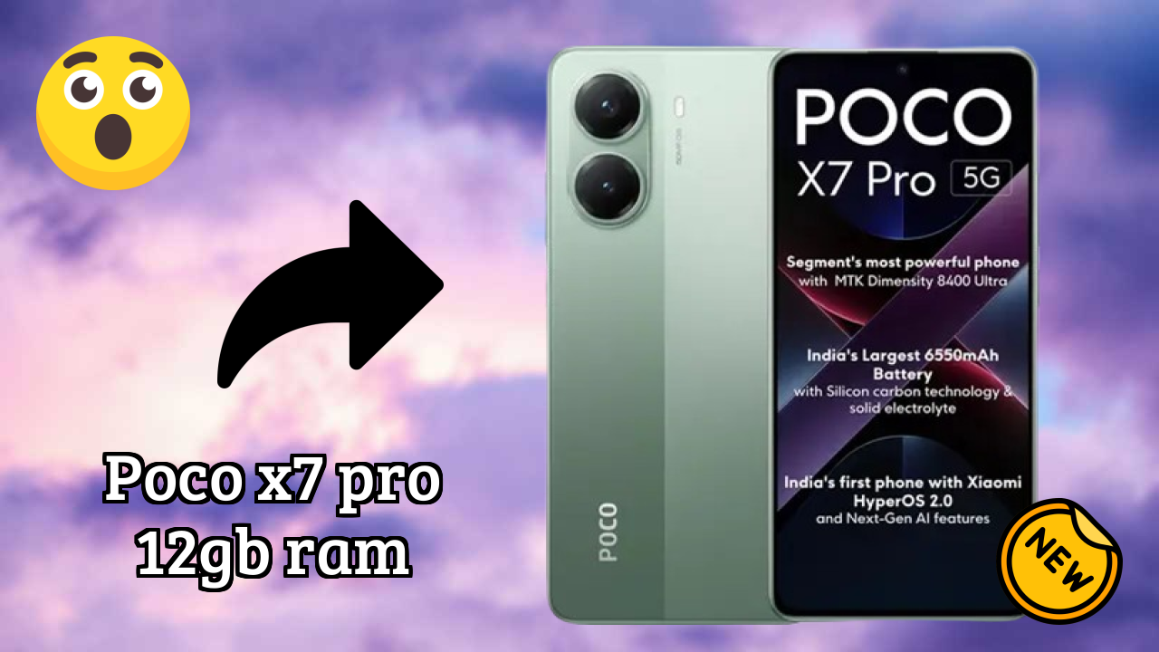 POCO X7 Pro 12GB RAM Performance: 12 GB RAM Gaming Tested