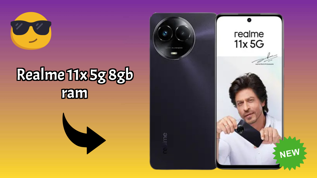 Realme 11x 5G 8GB RAM Display Technology: 6.72 Inches (17.07 Cm) Screen