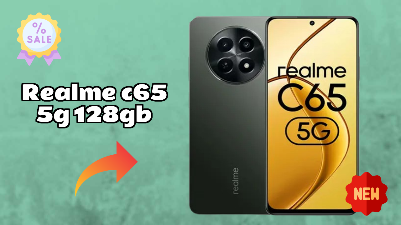 Realme C65 5G 128GB Display Analysis: 6.67 Inches (16.94 Cm) Screen