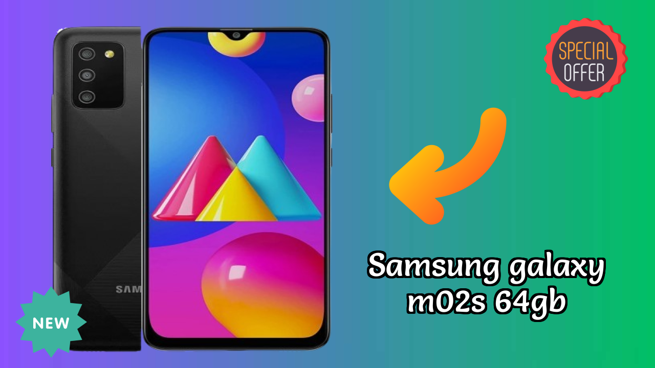 Samsung Galaxy M02s 64GB Display Size: 6.5 Inches (16.51 Cm) Screen Quality